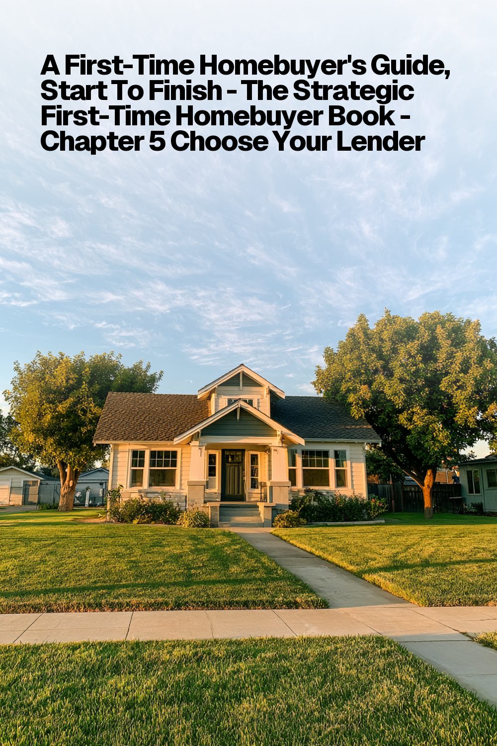 A First-Time Homebuyer's Guide, Start To Finish - The Strategic First-Time Homebuyer Book - Chapter 
