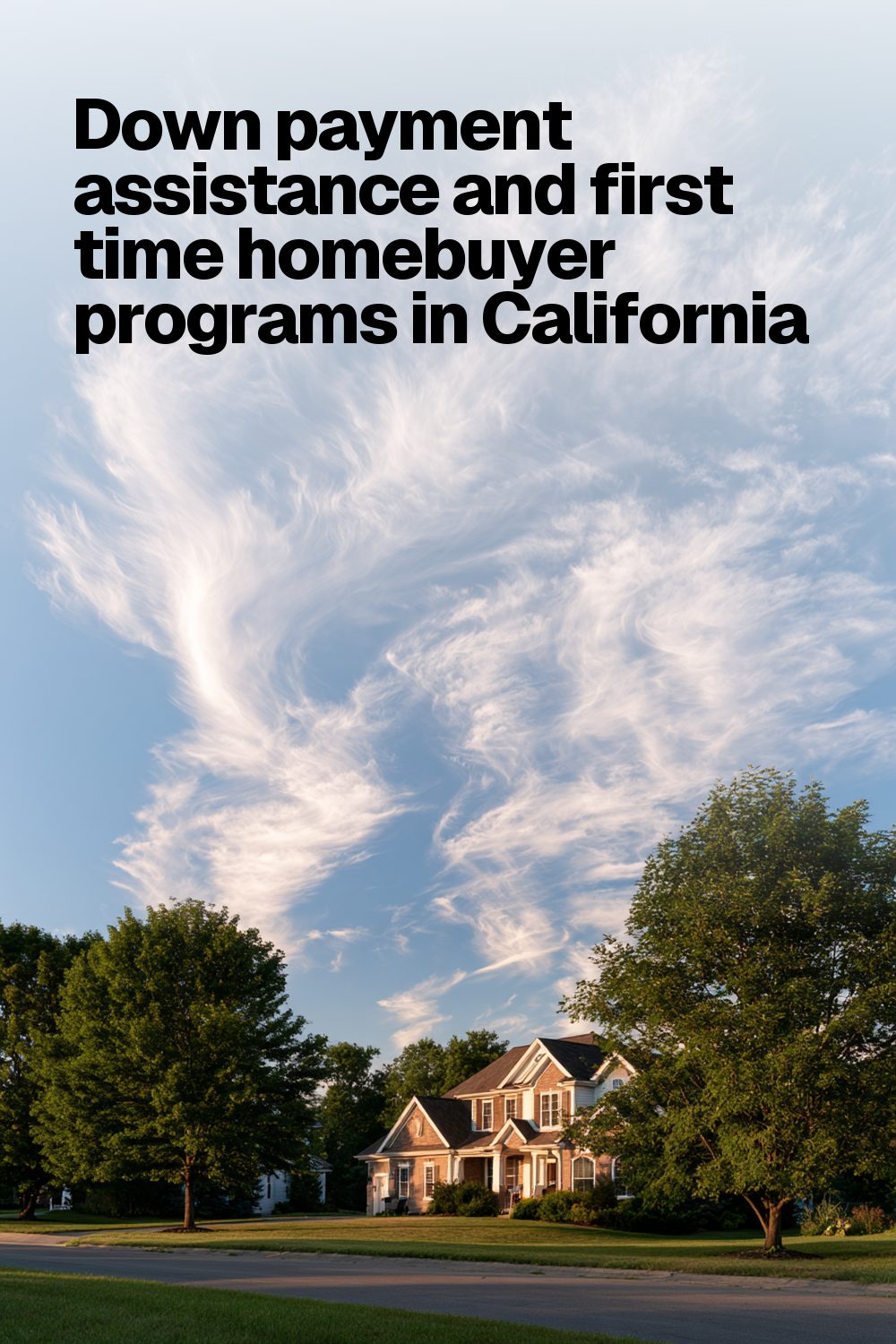 Down payment assistance and first time homebuyer programs in California