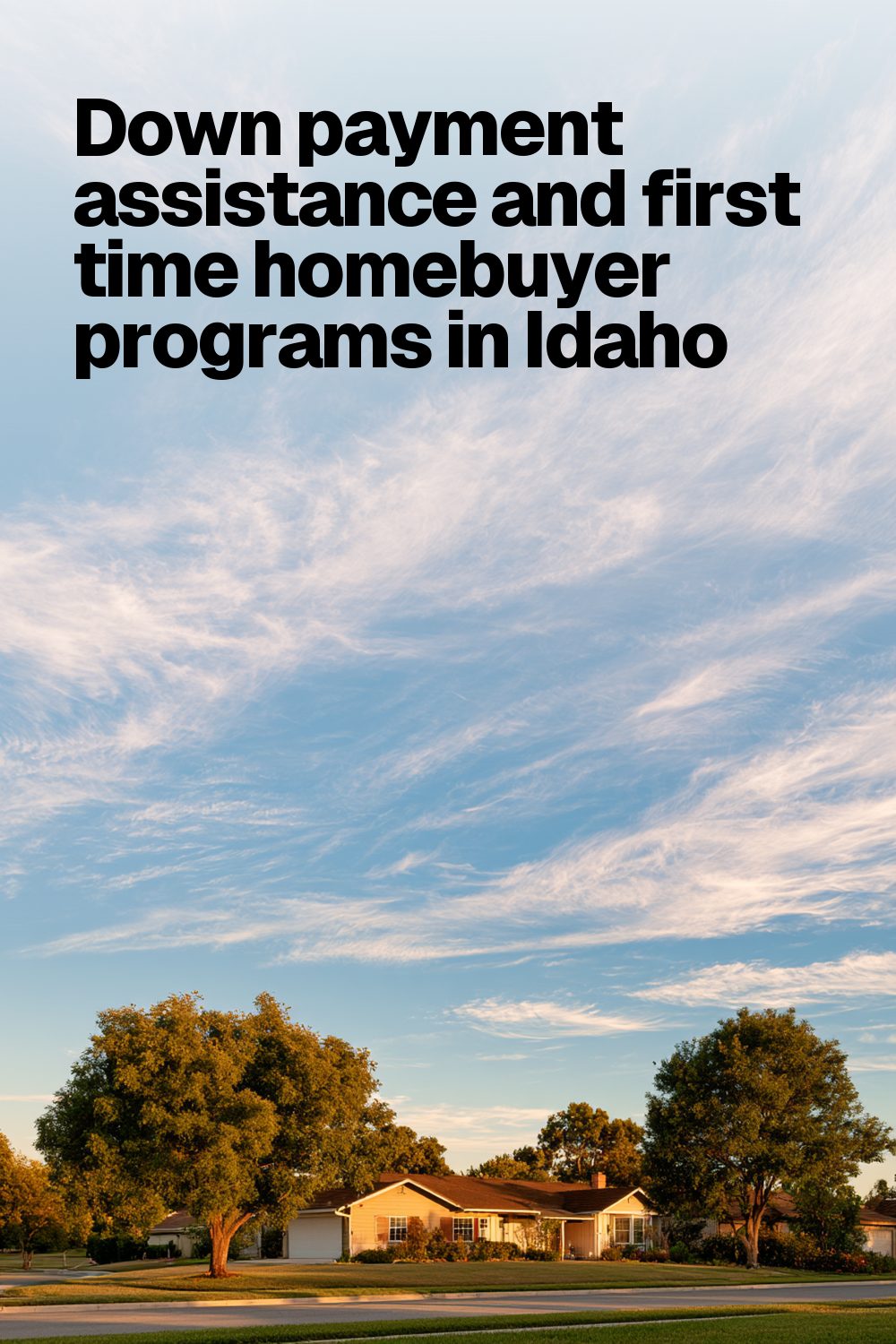 Down payment assistance and first time homebuyer programs in Idaho