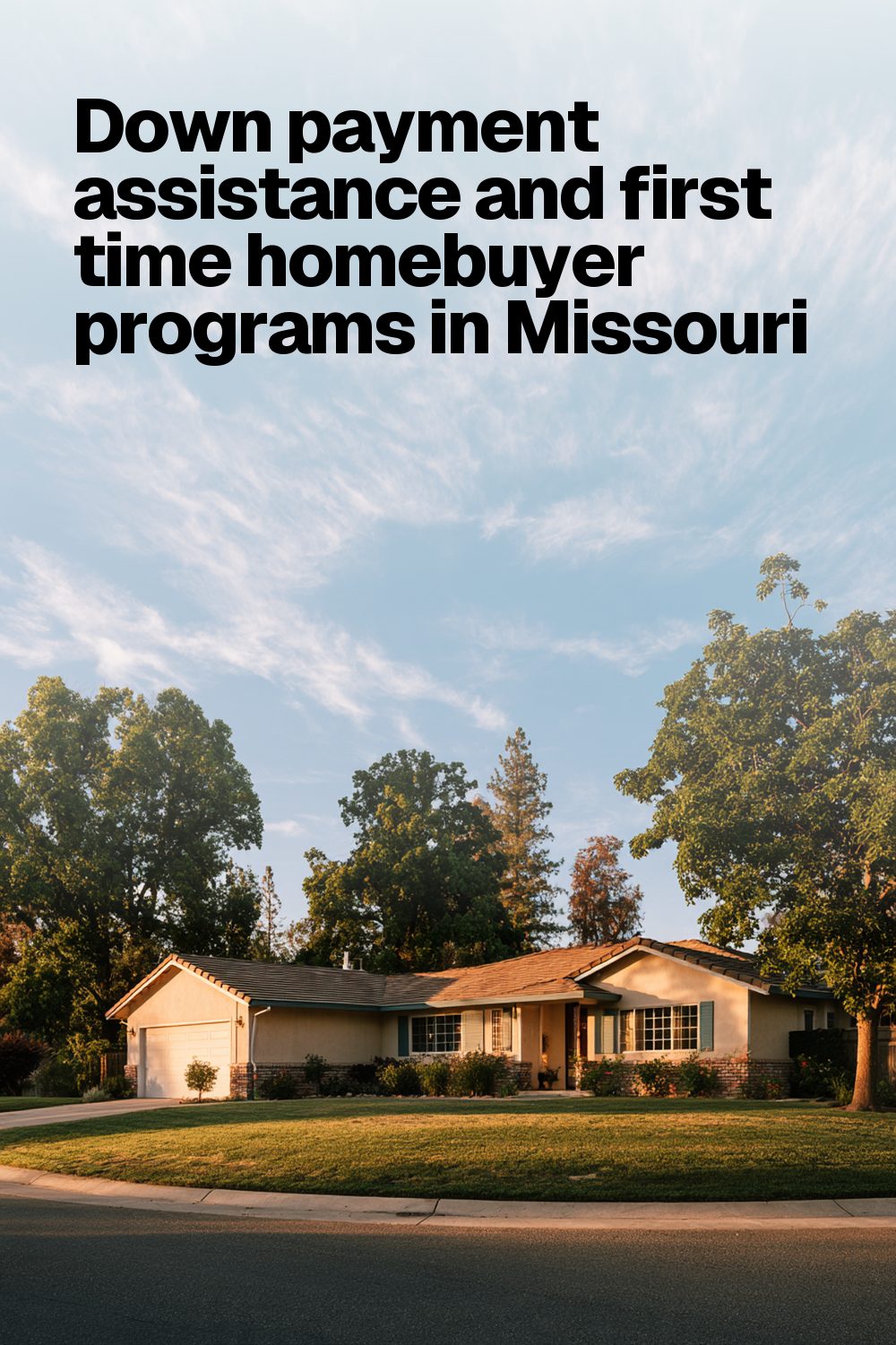 Down payment assistance and first time homebuyer programs in Missouri
