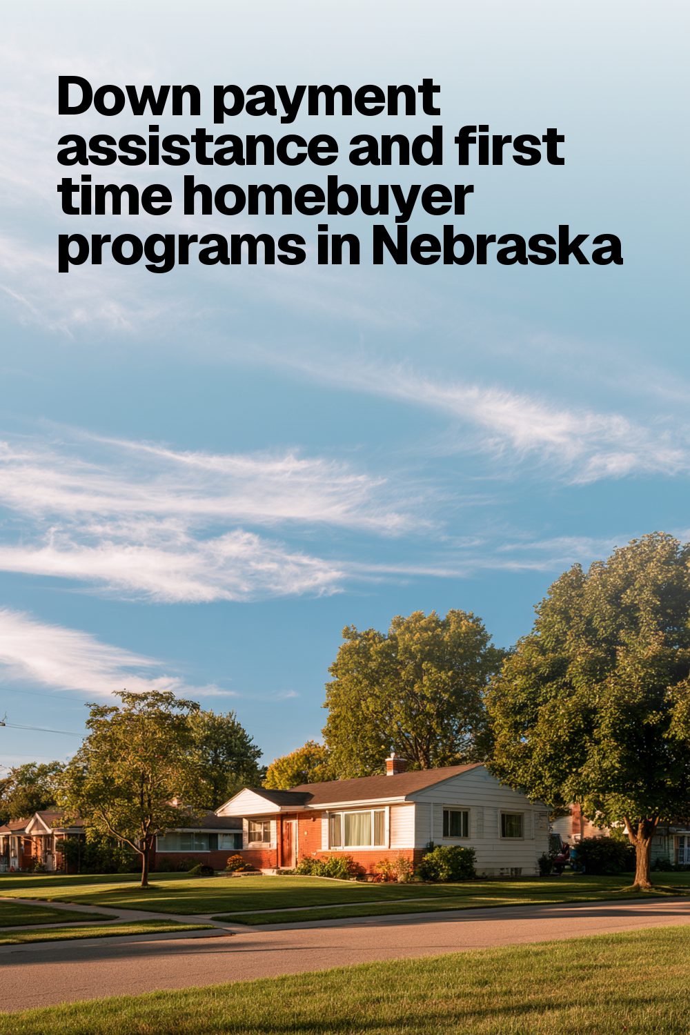 Down payment assistance and first time homebuyer programs in Nebraska