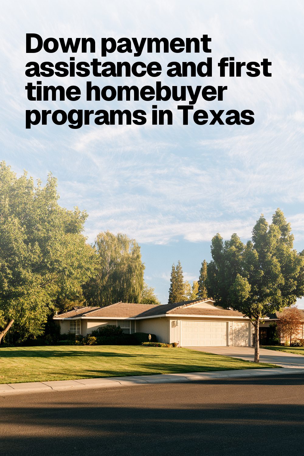Down payment assistance and first time homebuyer programs in Texas