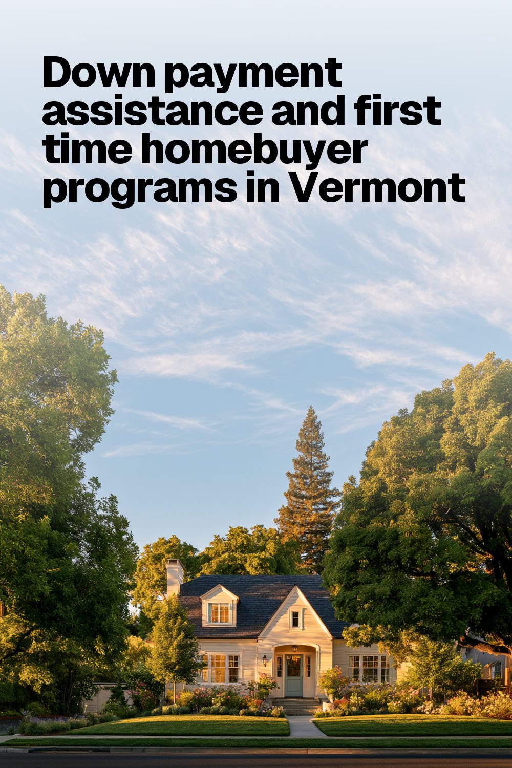 Down payment assistance and first time homebuyer programs in Vermont