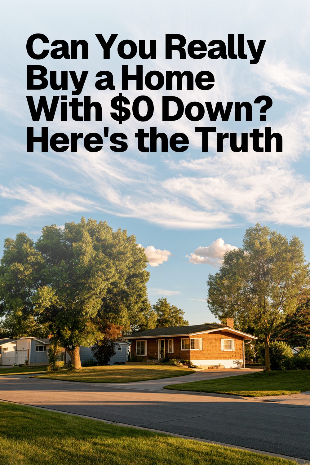 Can You Really Buy a Home With $0 Down? Here's the Truth