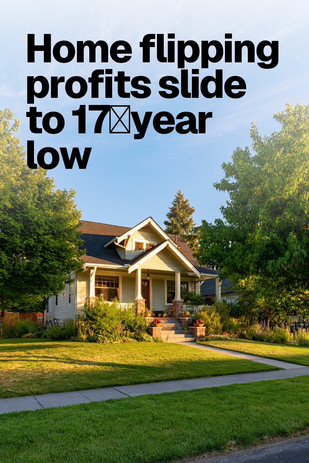 Home flipping profits slide to 17‑year low