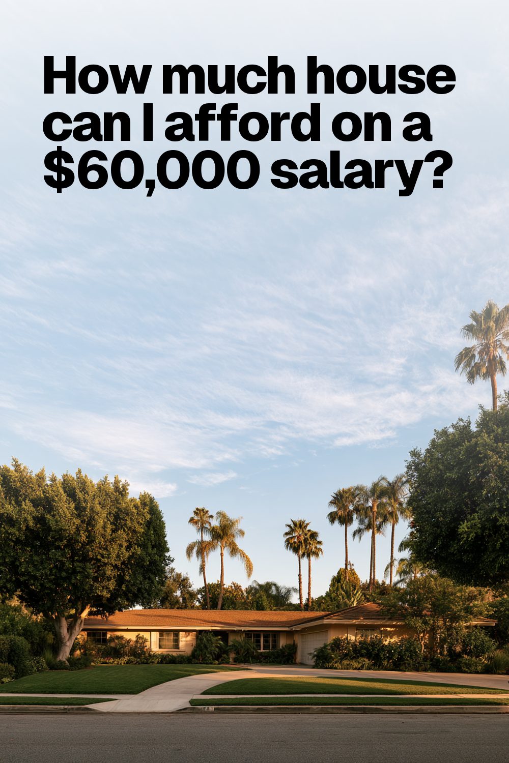How much house can I afford on a $60,000 salary?