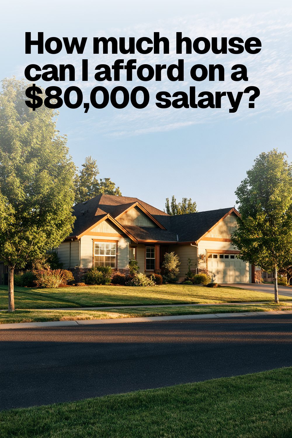 How much house can I afford on a $80,000 salary?