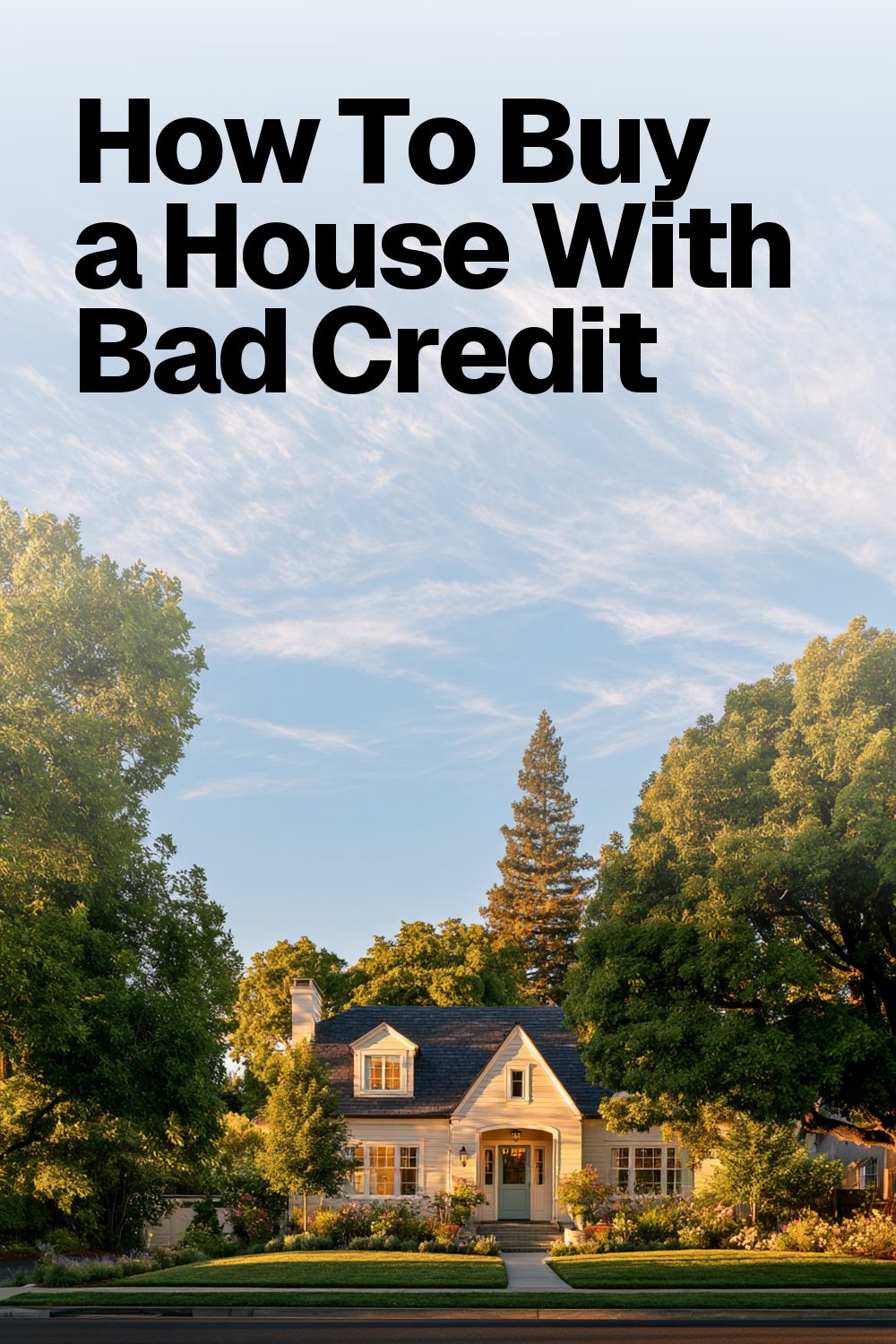 How To Buy a House With Bad Credit