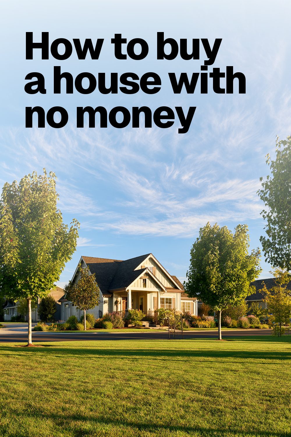How to buy a house with no money