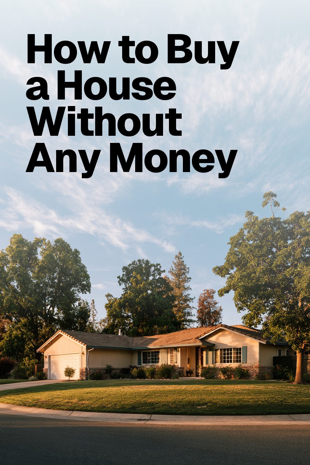 How to Buy a House Without Any Money