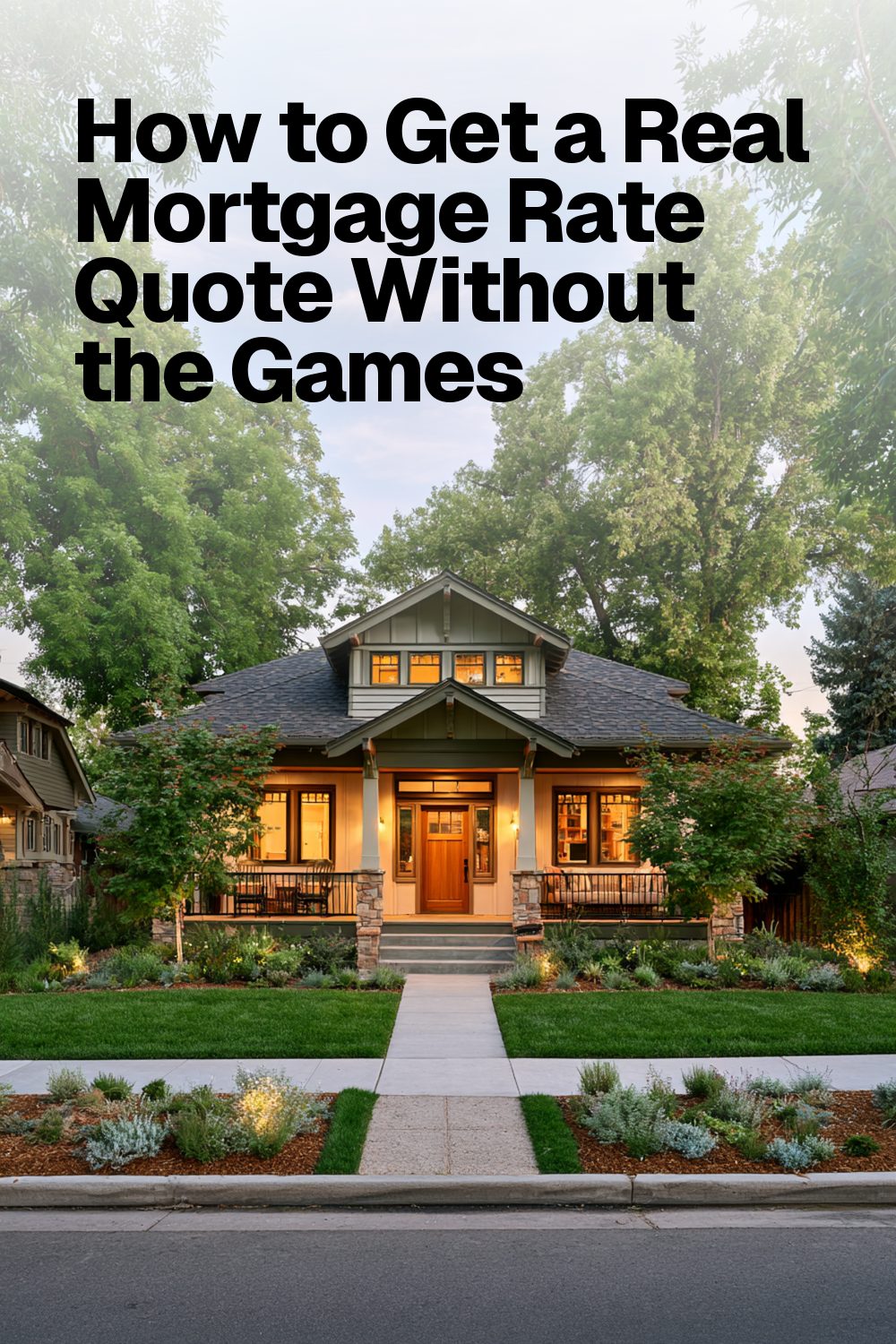 How to Get a Real Mortgage Rate Quote Without the Games