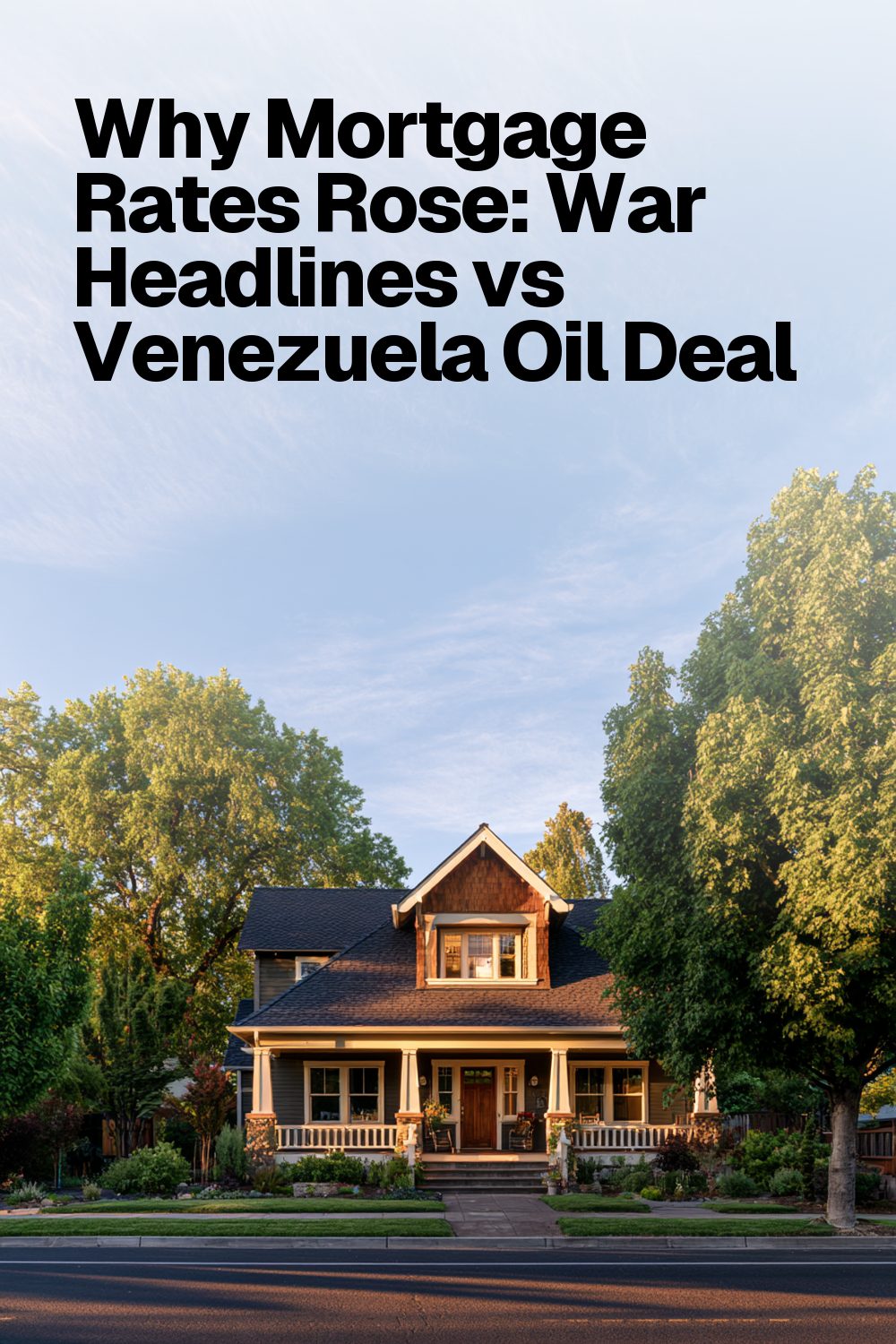 Why Mortgage Rates Rose: War Headlines vs Venezuela Oil Deal