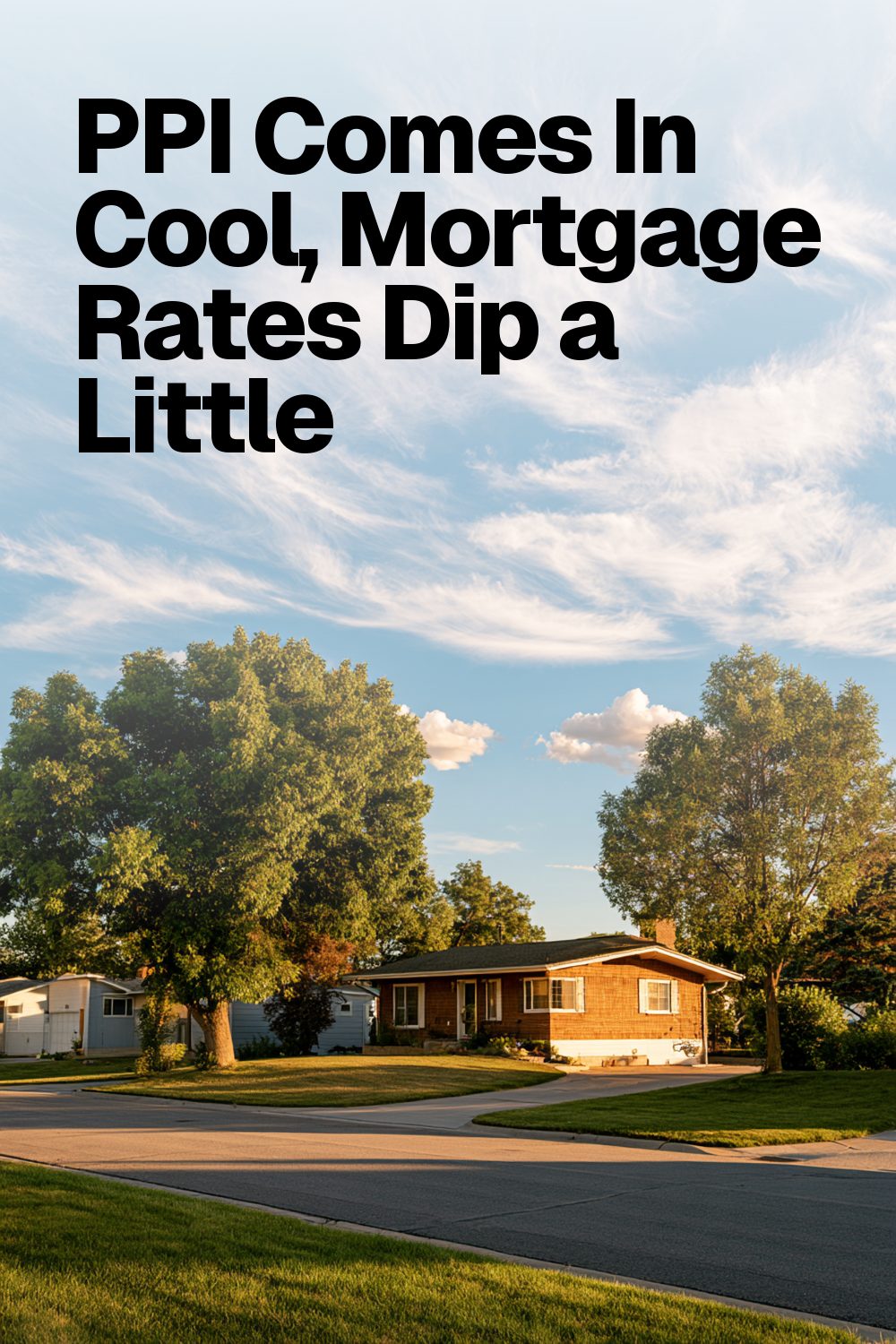 PPI Comes In Cool, Mortgage Rates Dip a Little