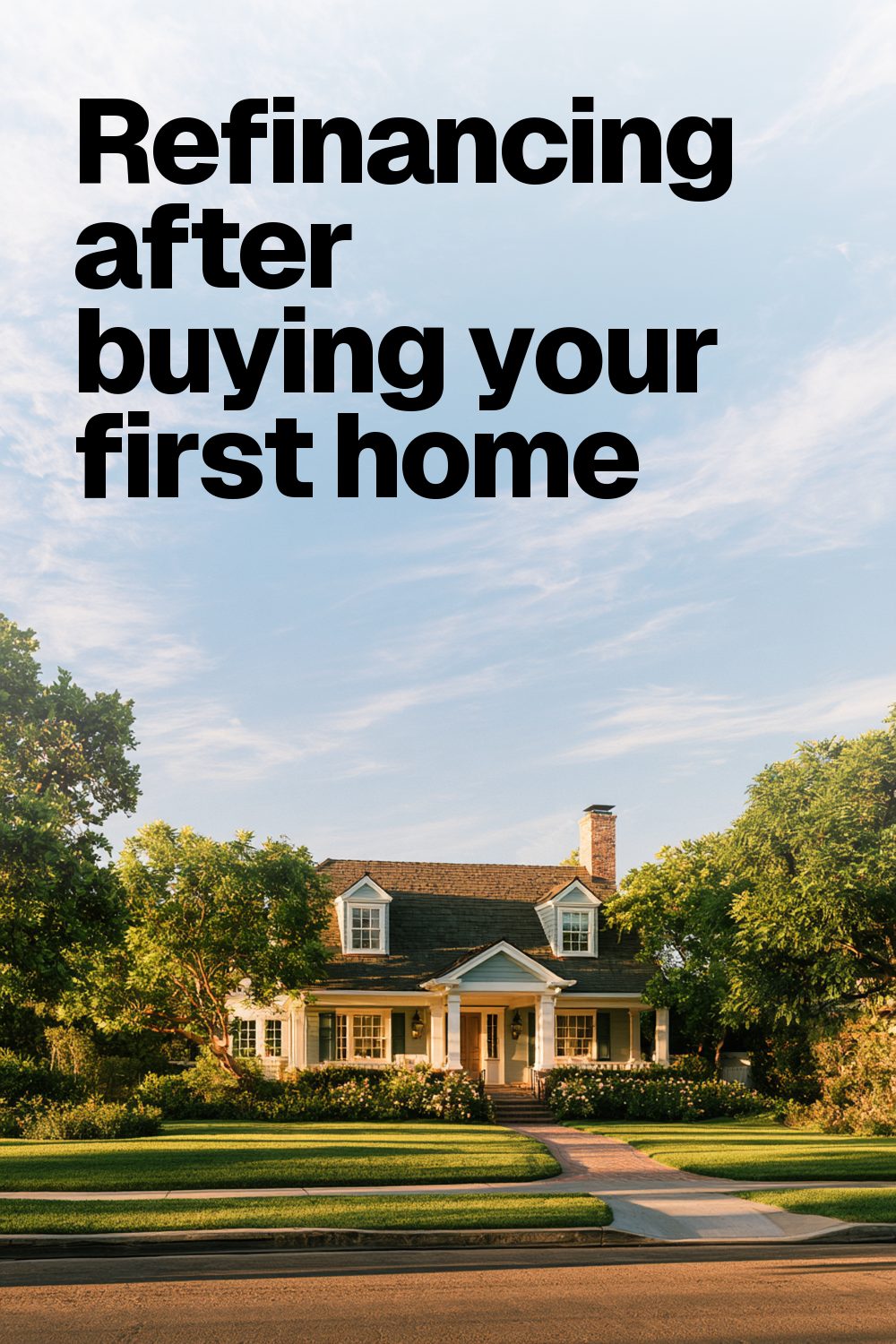 Refinancing after buying your first home