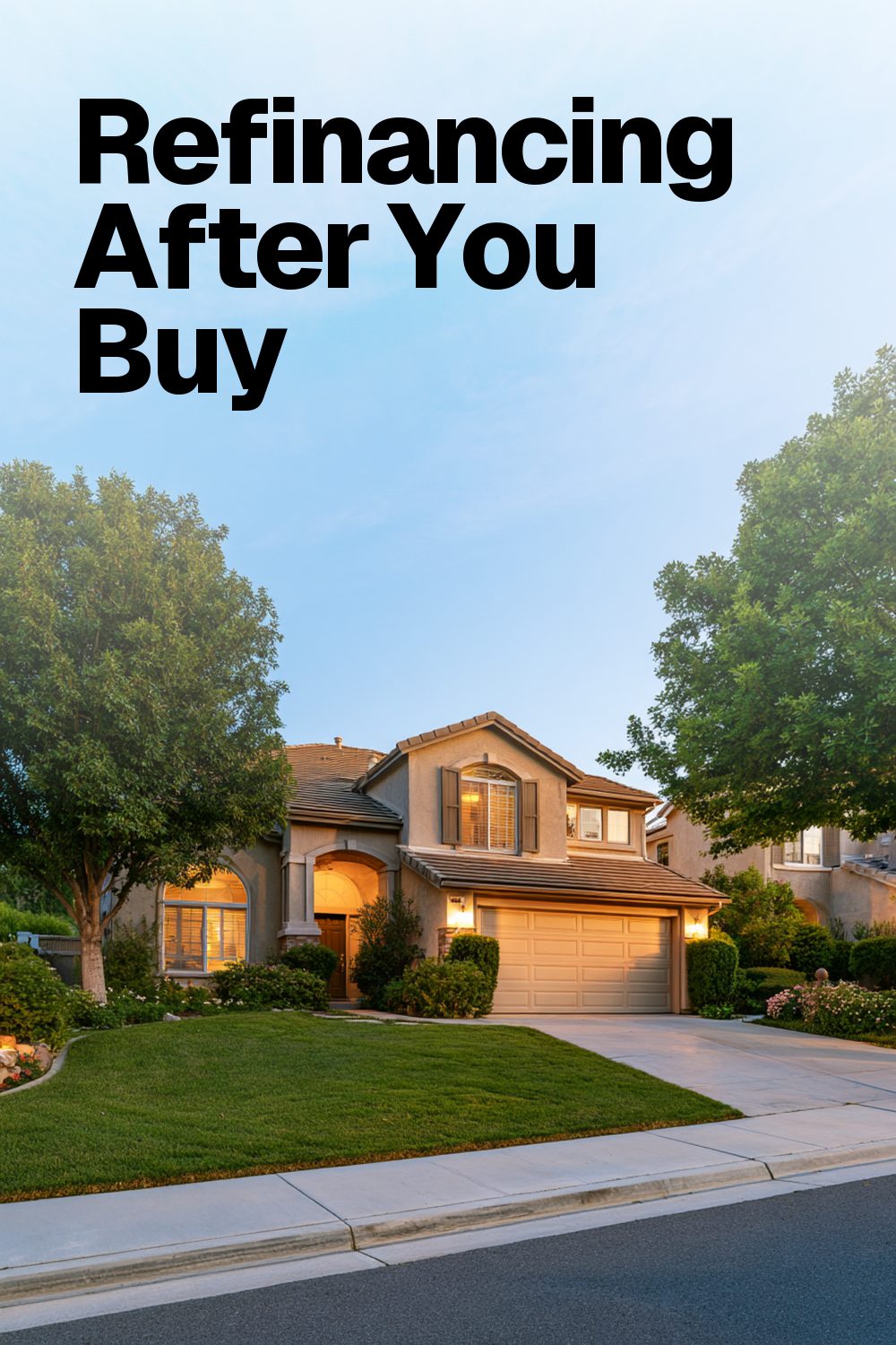 Refinancing After You Buy