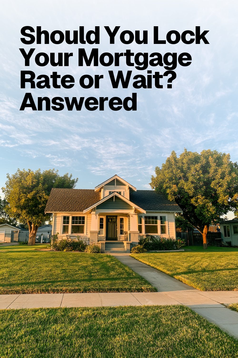 Should You Lock Your Mortgage Rate or Wait? Answered
