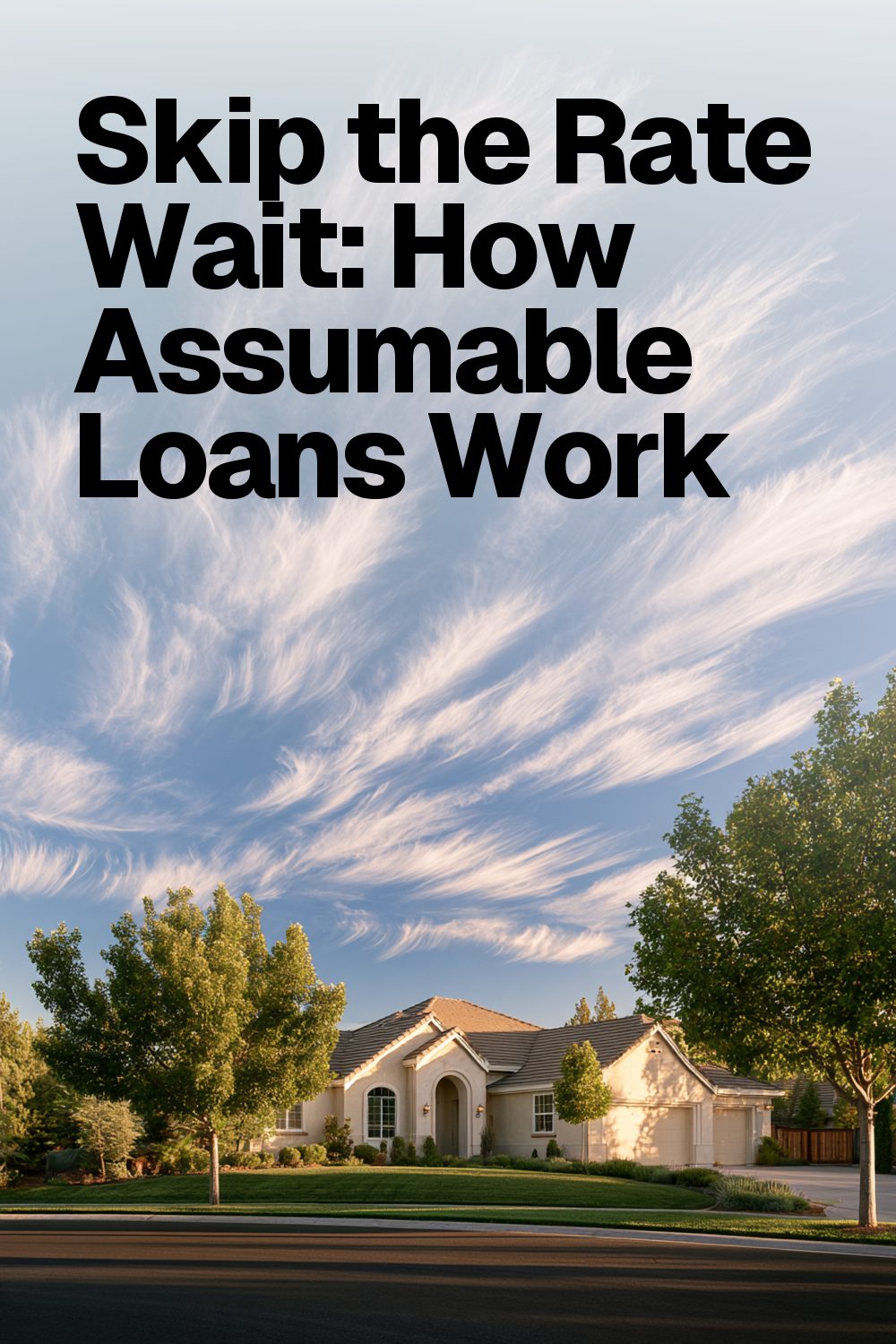 Skip the Rate Wait: How Assumable Loans Work