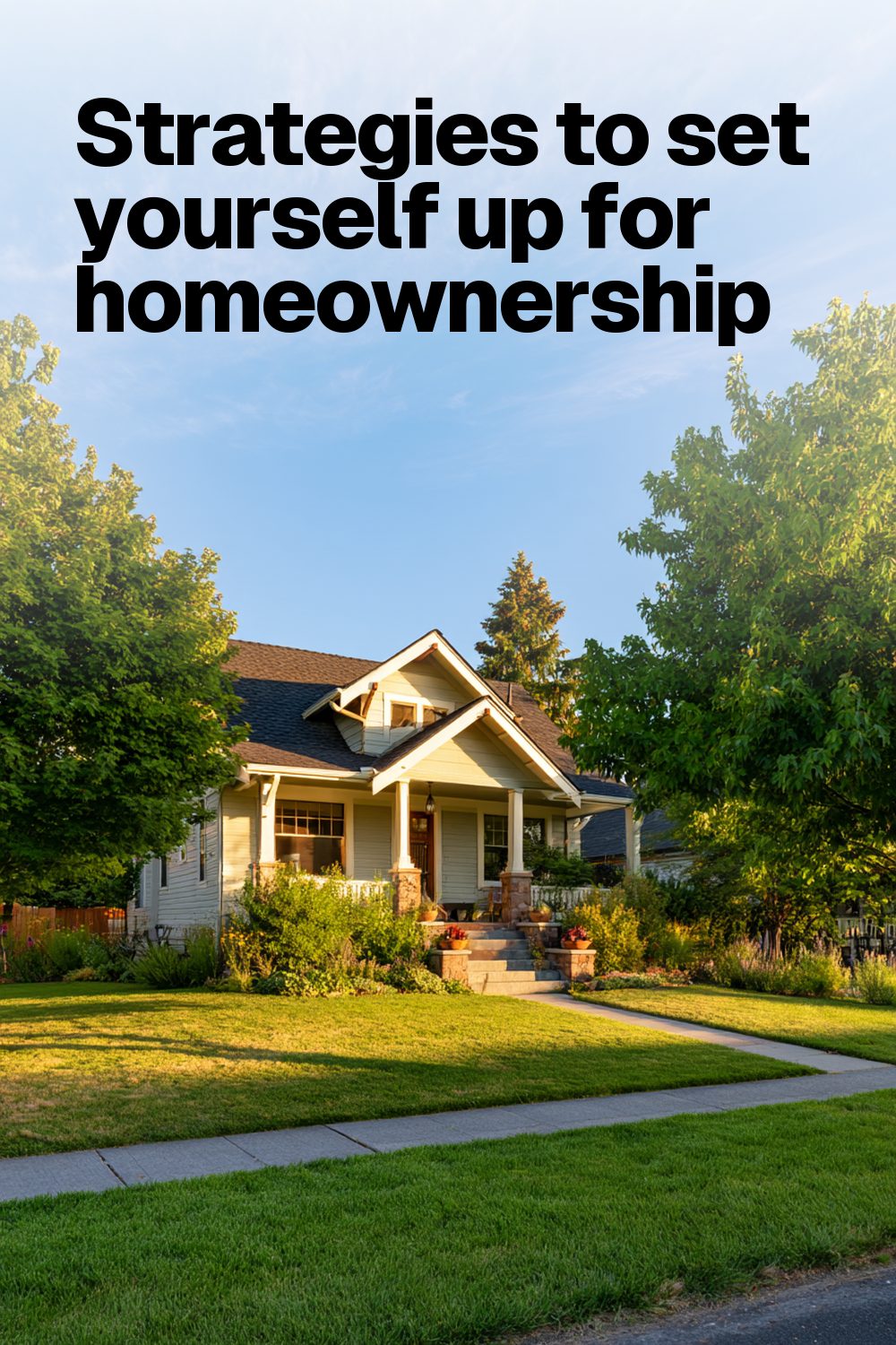Strategies to set yourself up for homeownership