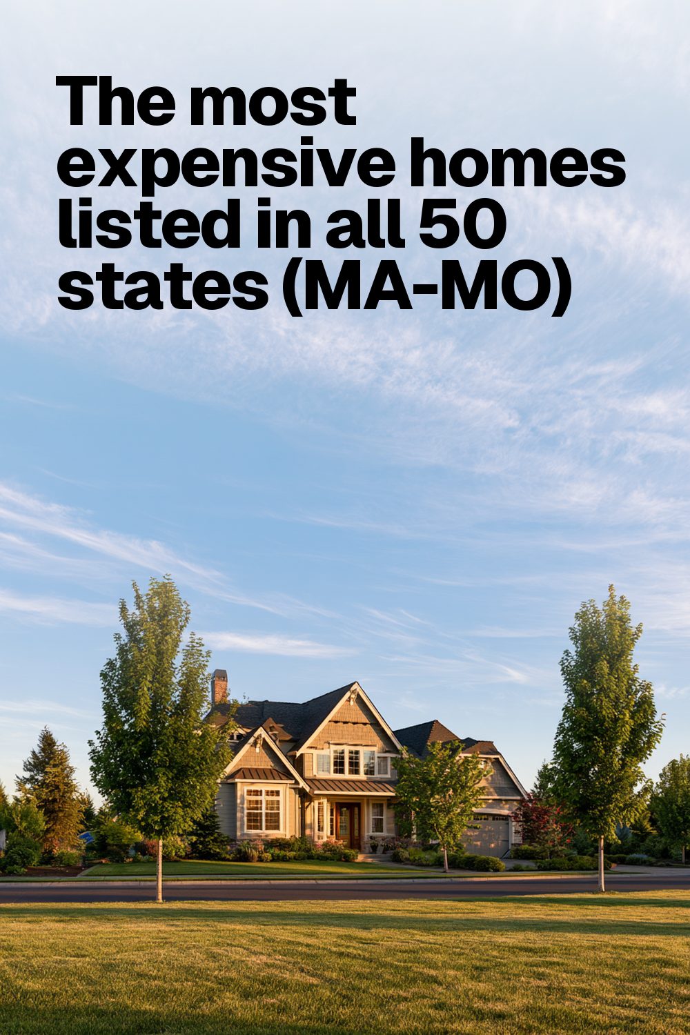 The most expensive homes listed in all 50 states (MA-MO)