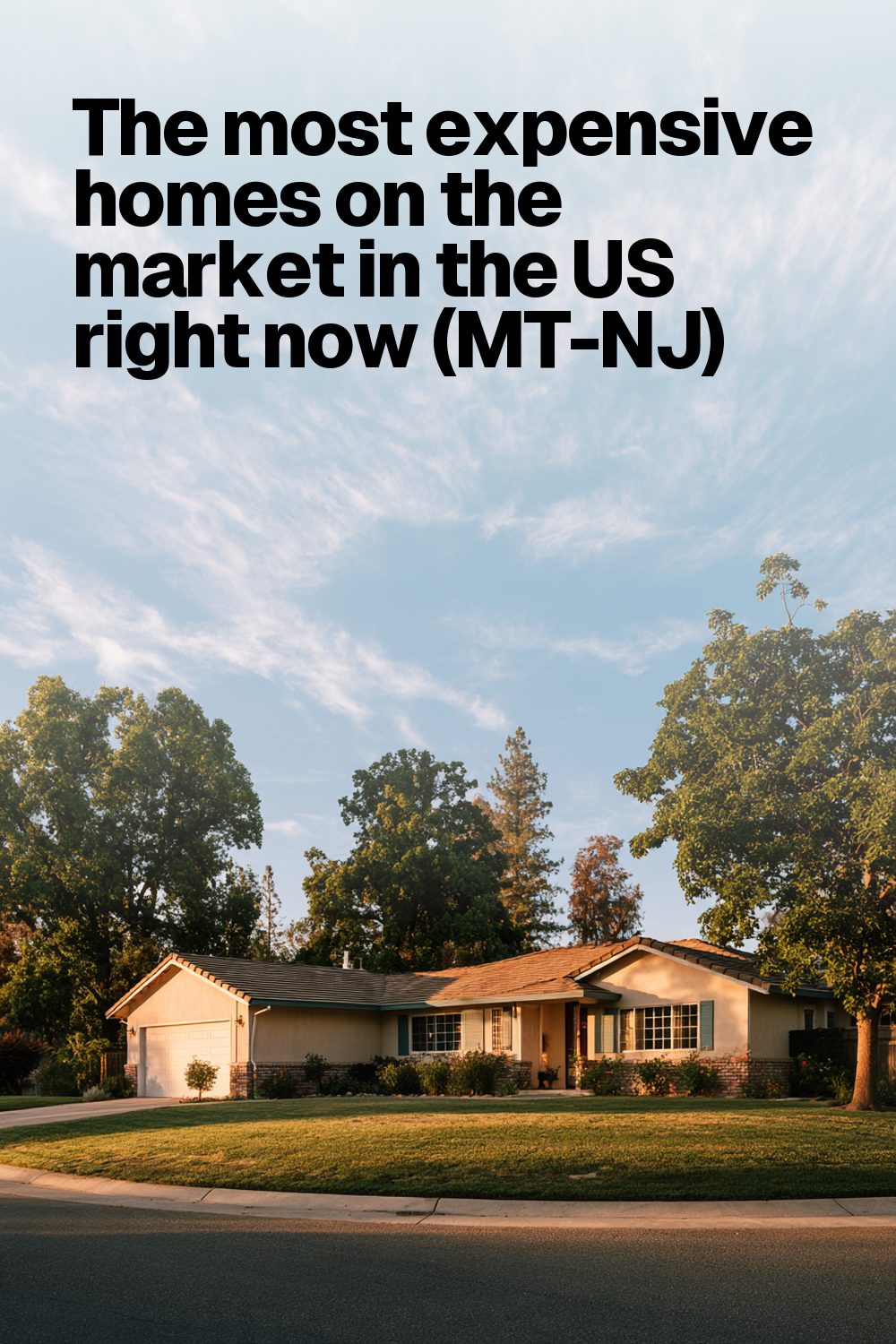 The most expensive homes on the market in the US right now (MT-NJ)