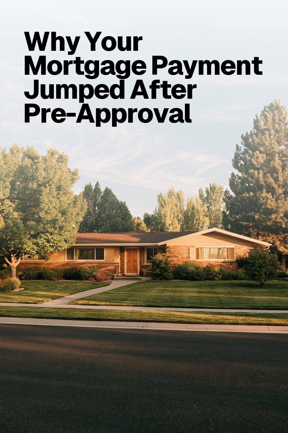 Why Your Mortgage Payment Jumped After Pre-Approval
