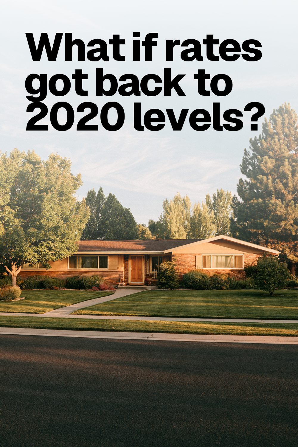 What if rates got back to 2020 levels?