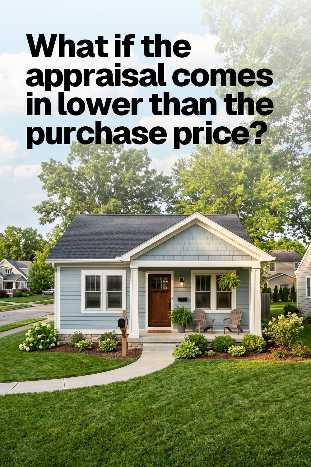 What if the appraisal comes in lower than the purchase price?